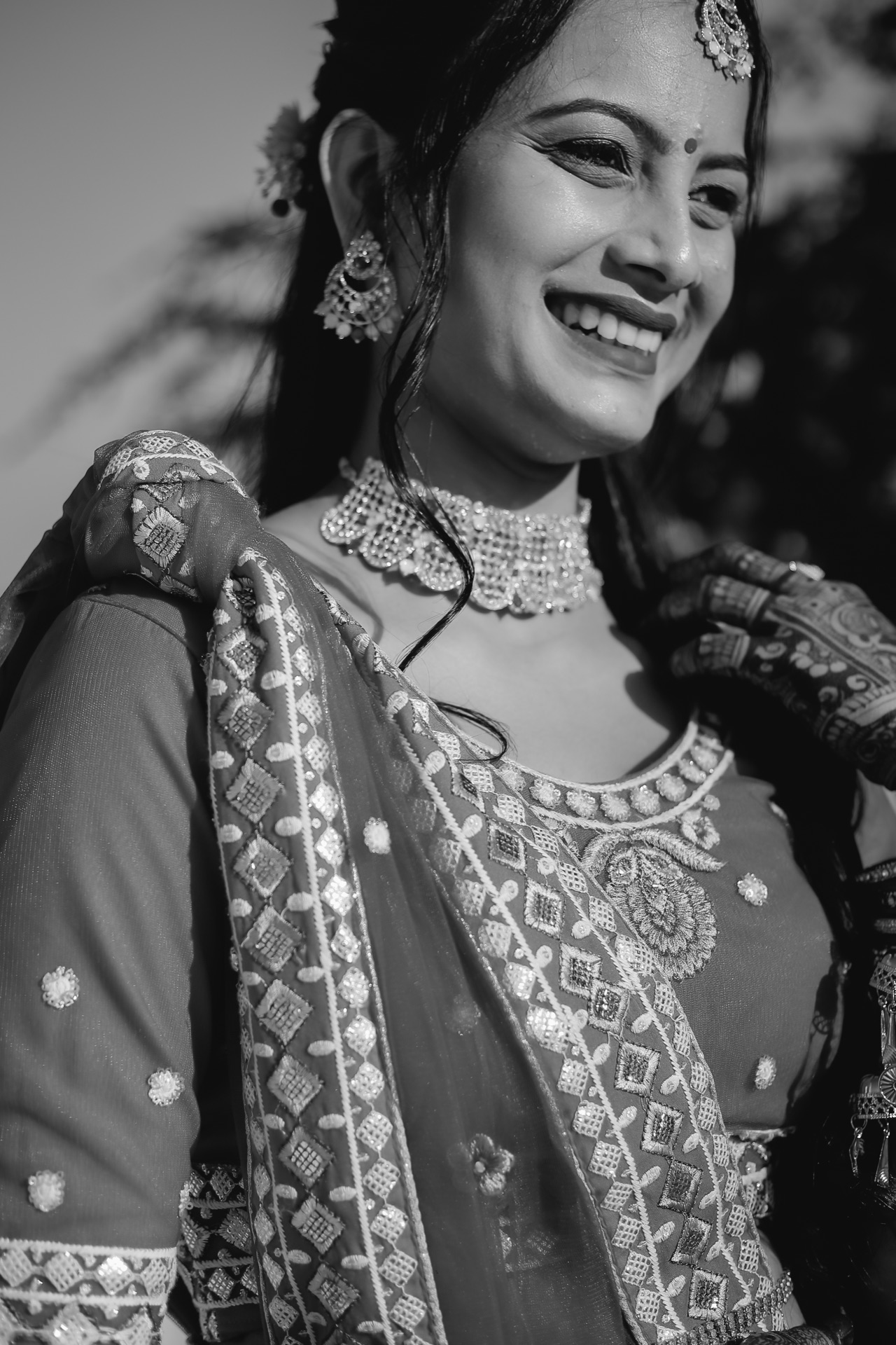 Couple Haldi portrait